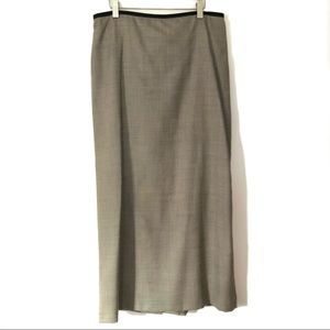 Vintage J. Crew Grey Wool Pencil Skirt